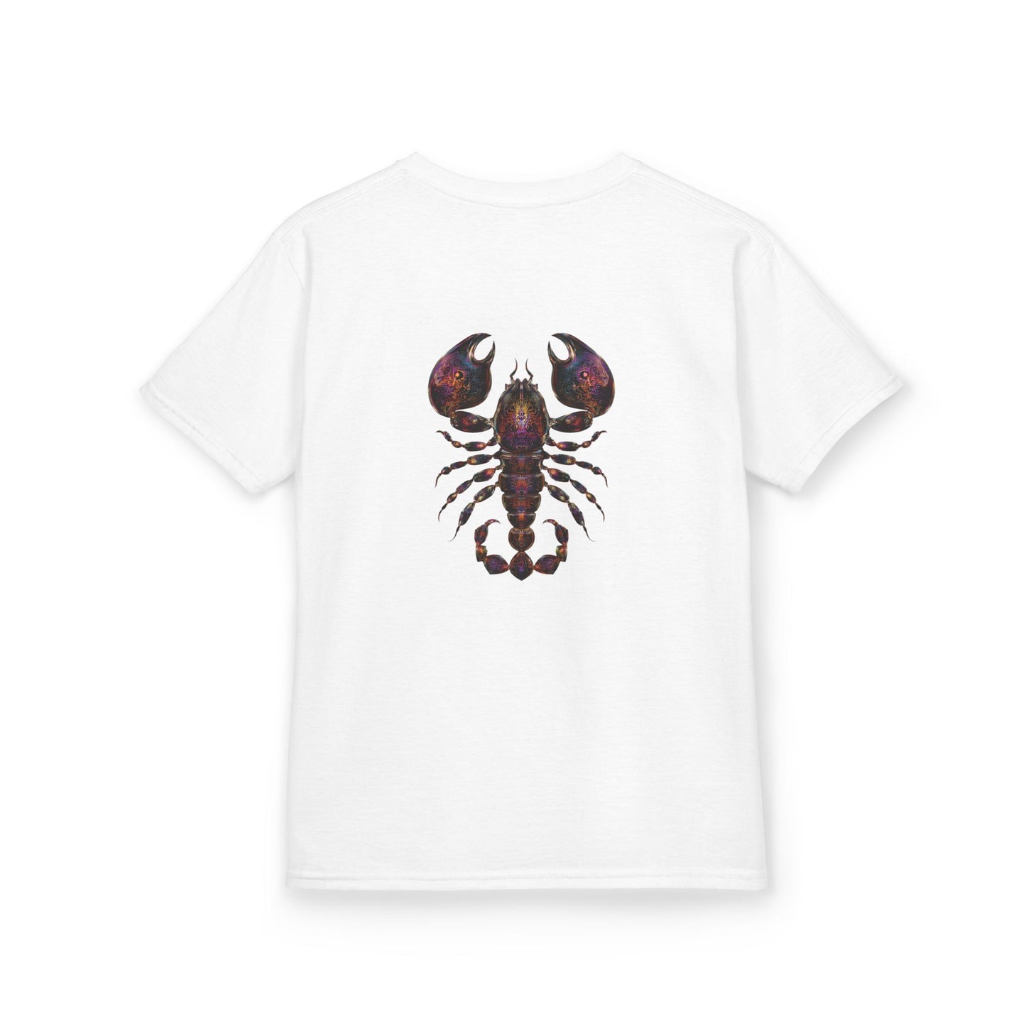 Water Element Scorpio Kids Tee | ♏ Mystical Scorpion | Psychedelic Youth Shirt