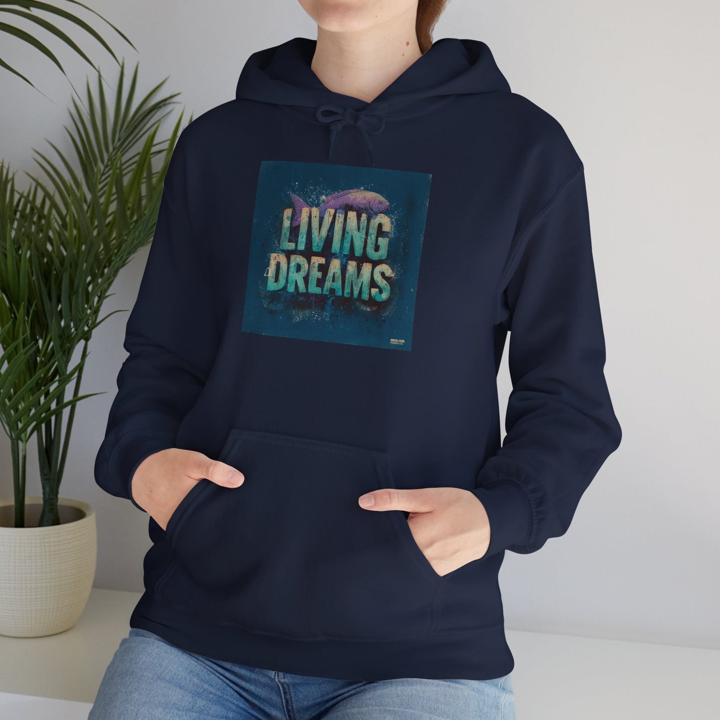 Living Dreams Hoodie — Inspirational Graphic Pullover