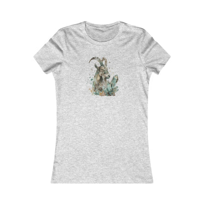 Floral Bunny Women's Tee, Cute Animal Shirt, Easter Gift, Spring Fashion, Everyday Wear, Casual Top