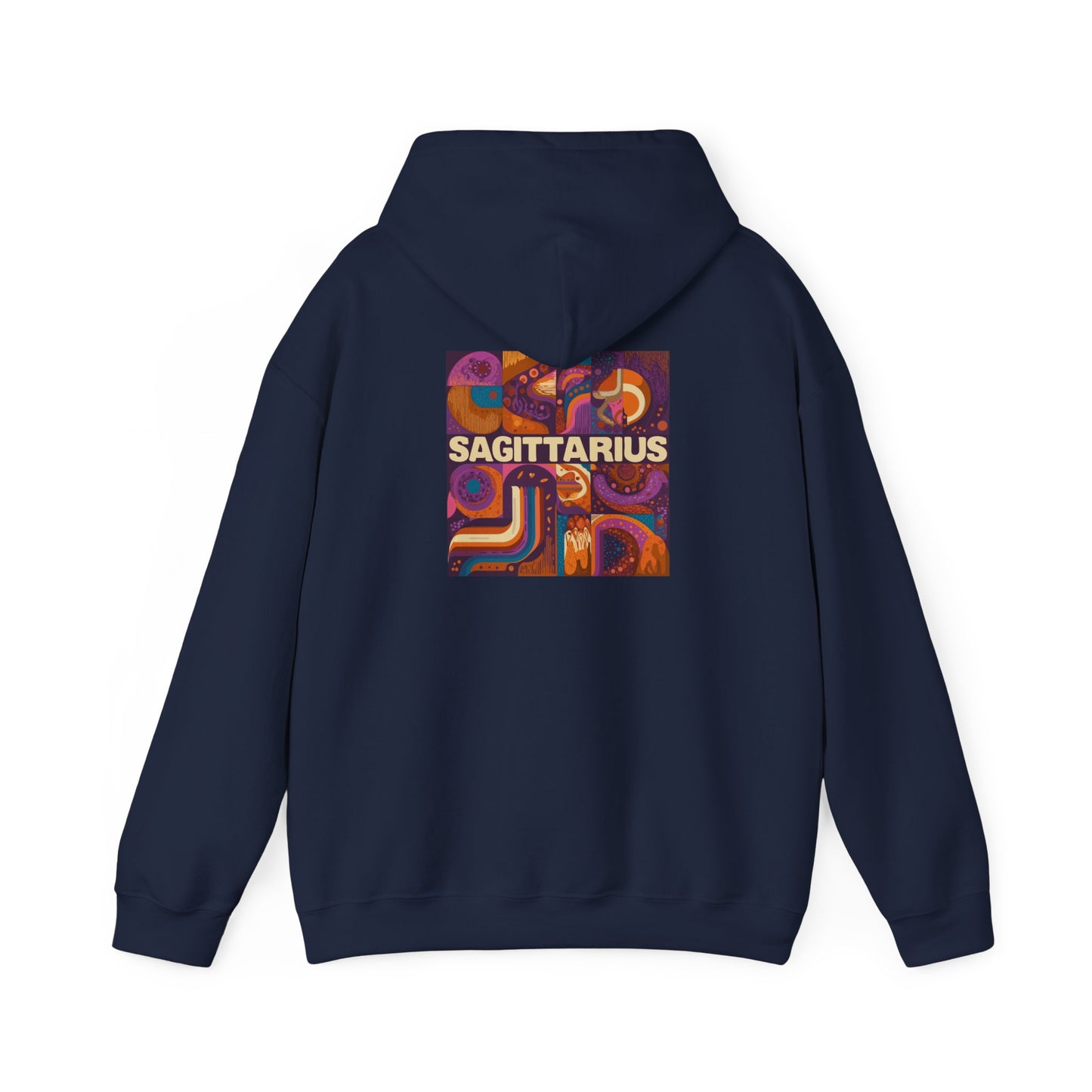 Sagittarius Retro Hooded Sweatshirt - Astrology Gift, Zodiac Apparel, Unisex Hoodie, Cozy Fashion, Horoscope Merchandise