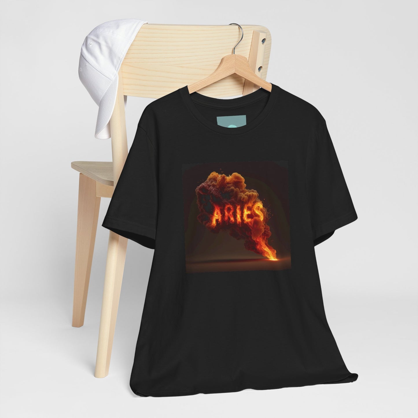 Unisex Aries Graphic Tee, Astrology Shirt, Zodiac Enthusiast Gift, Black T-Shirt for Aries, Birthday Gift for Aries