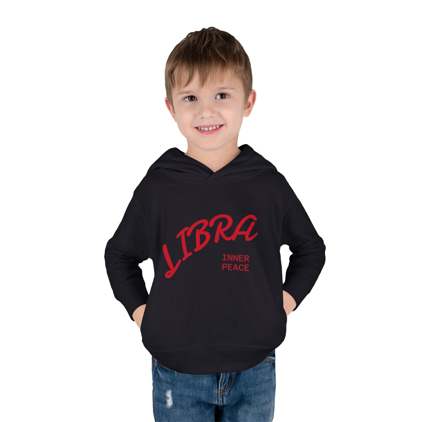 Air Element Libra Toddler Hoodie | ♎ Harmony Scales | Psychedelic Zodiac Sweatshirt