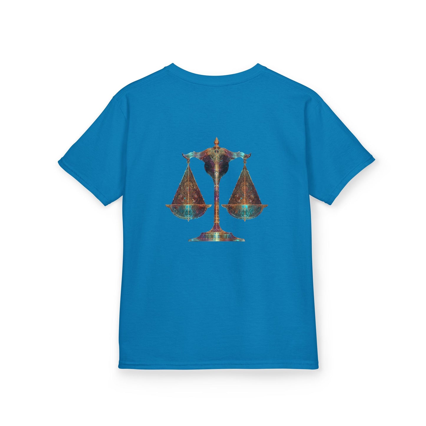 Air Element Libra Kids Tee | ♎ Harmony Scales | Psychedelic Youth Shirt