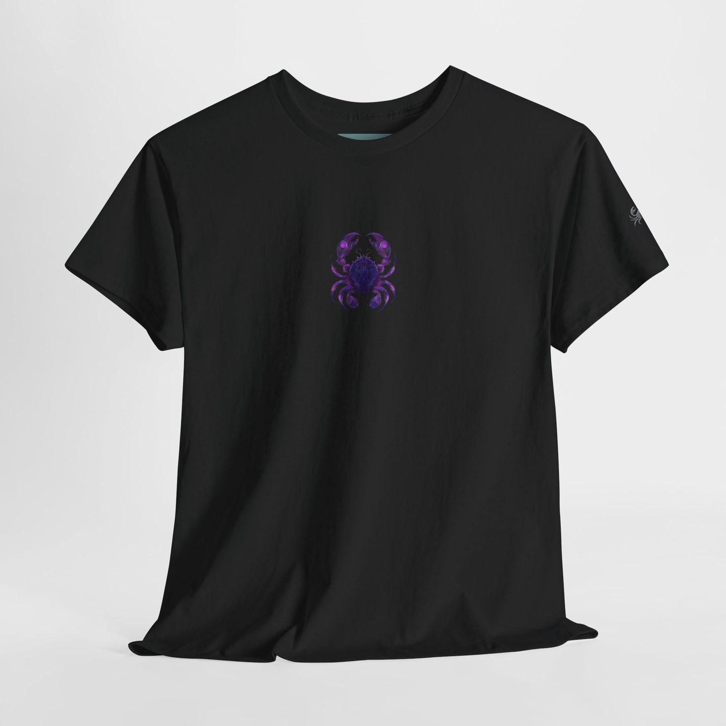 Cosmic Crab Unisex Heavy Cotton Tee - Perfect for Astrology Lovers, Comfortable Casual Wear, Gift for Birthdays and Holidays