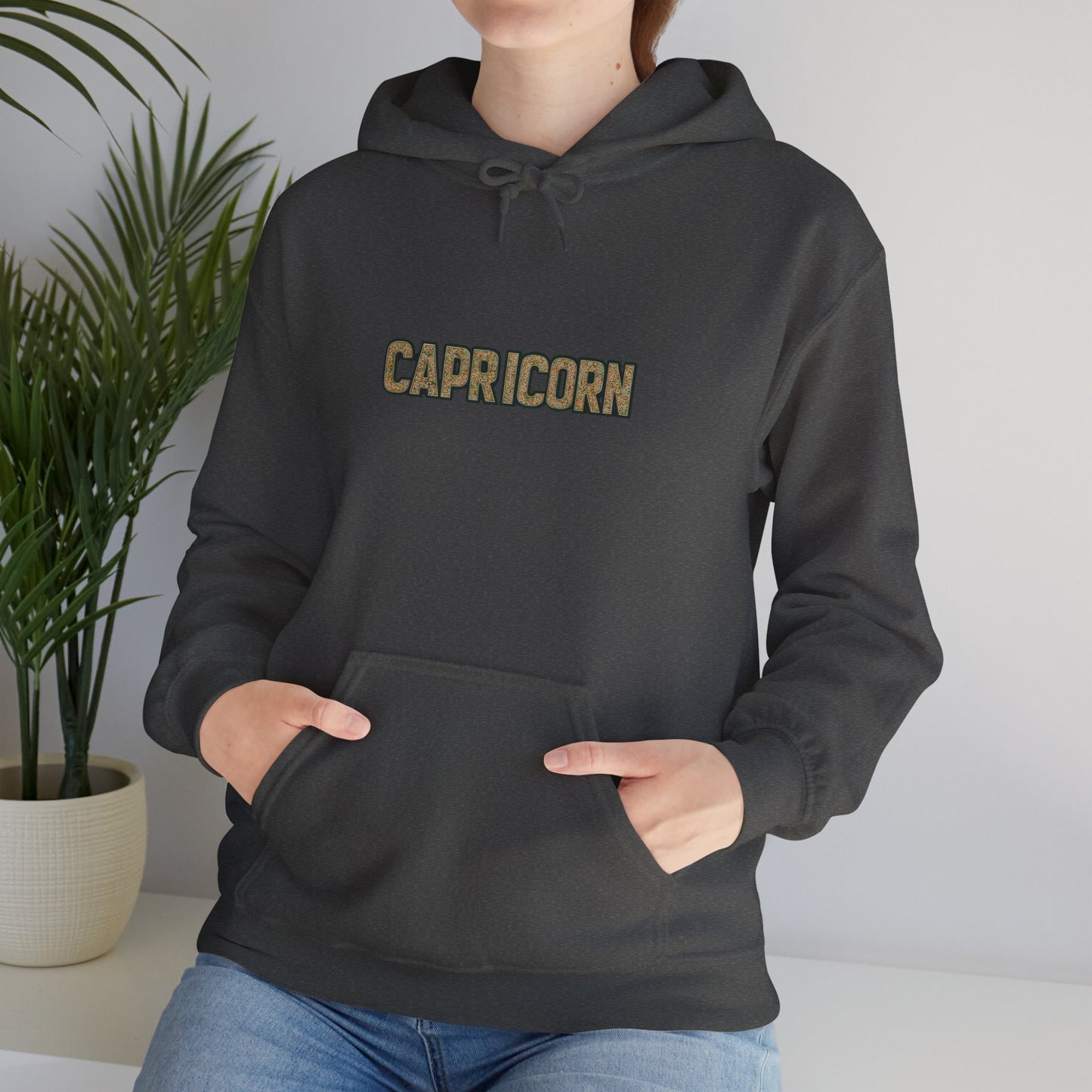 Capricorn Zodiac Hoodie - Unisex Heavy Blend™ with Stylish Astrology Art, Perfect Gift for Birthdays, Astrology Lovers, Cozy Fashion