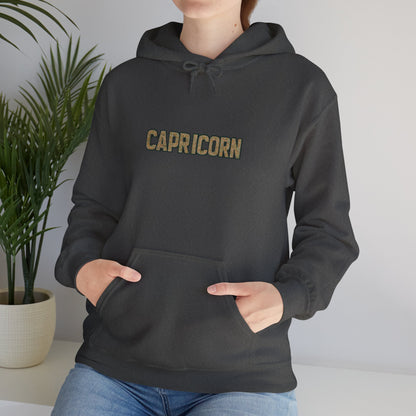 Capricorn Zodiac Hoodie - Unisex Heavy Blend™ with Stylish Astrology Art, Perfect Gift for Birthdays, Astrology Lovers, Cozy Fashion