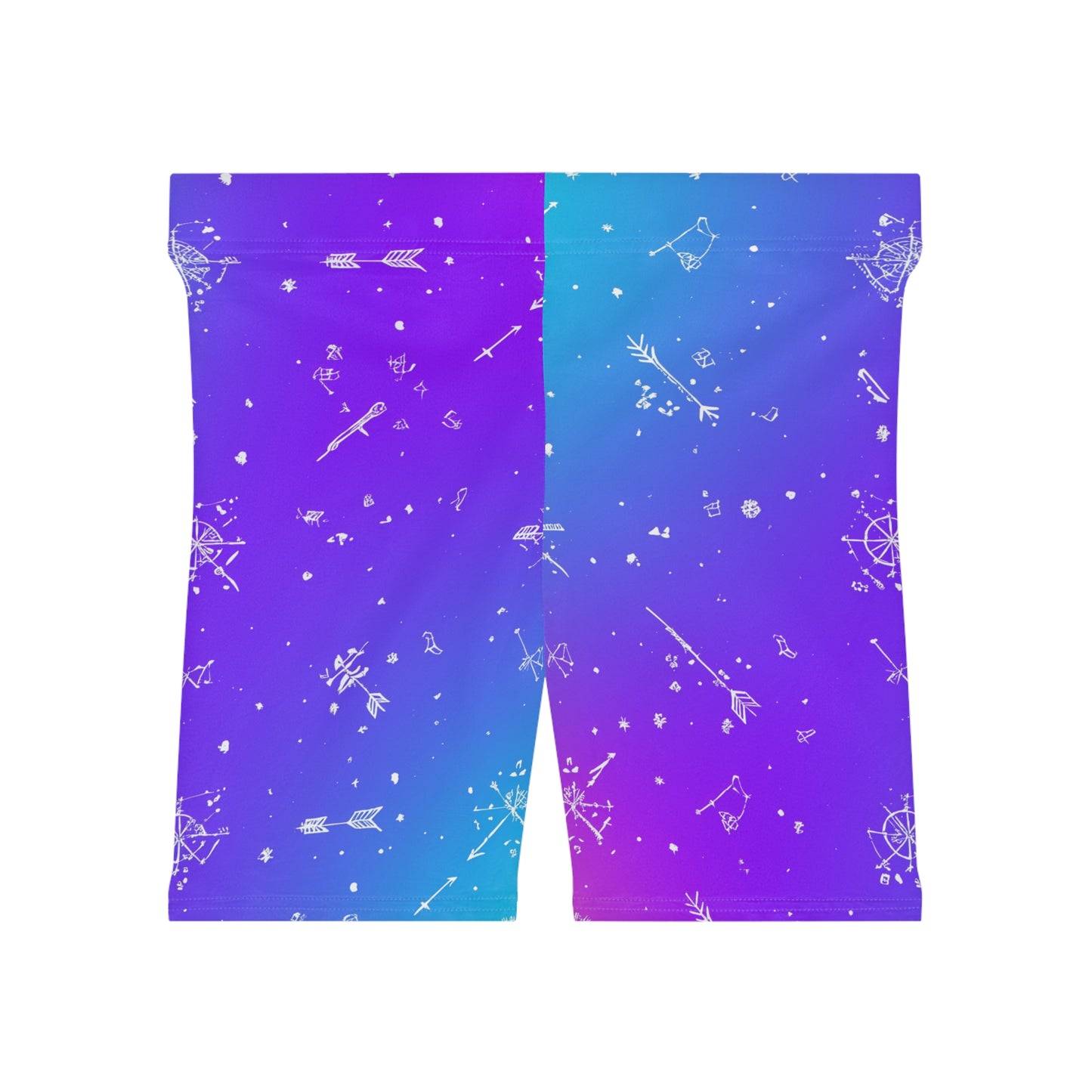 Vibrant Women's Biker Shorts, Colorful Activewear, Summer Workout Gear, Festival Fashion, Unique Exercise Shorts