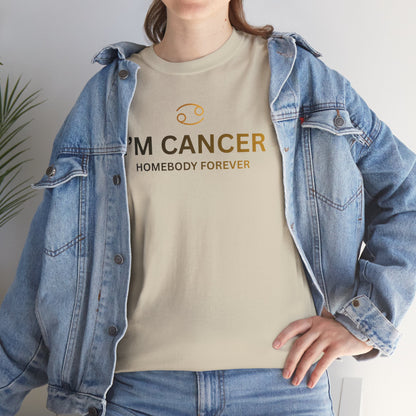Cancer Zodiac Homebody Forever Tee | Astrology Moon Graphic T-Shirt
