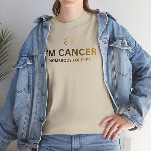 Cancer Zodiac Homebody Forever Tee | Astrology Moon Graphic T-Shirt