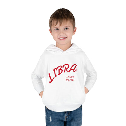 Air Element Libra Toddler Hoodie | ♎ Harmony Scales | Psychedelic Zodiac Sweatshirt