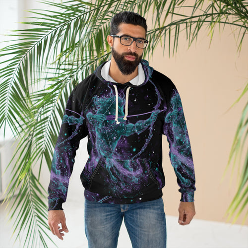 Sagittarius Fire Element Cosmic Archer Hoodie - Zodiac Explorer Pullover, Astrology Gift, Celestial Adventure Design