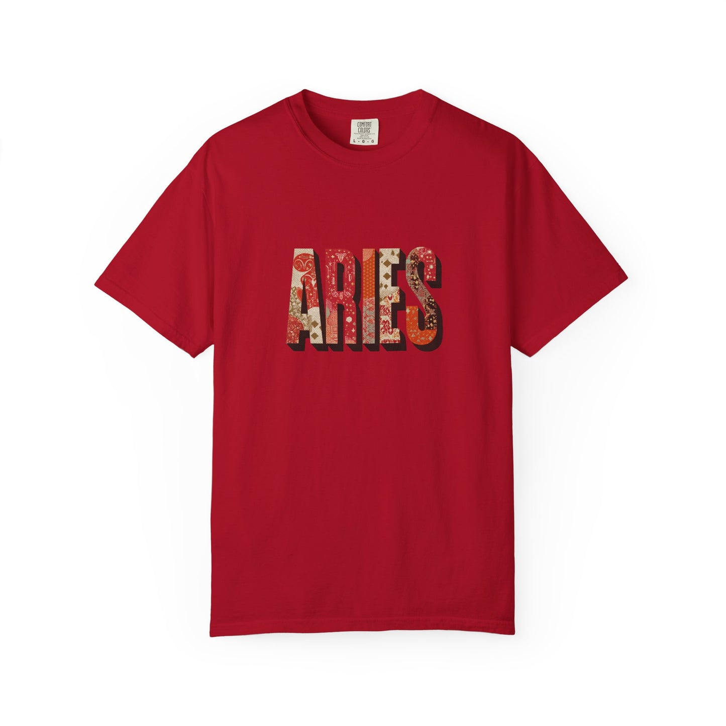 Aries Inspired Unisex Garment-Dyed T-Shirt | Astrology Gift, Zodiac Tee, Birthday Apparel, Horoscope Shirt