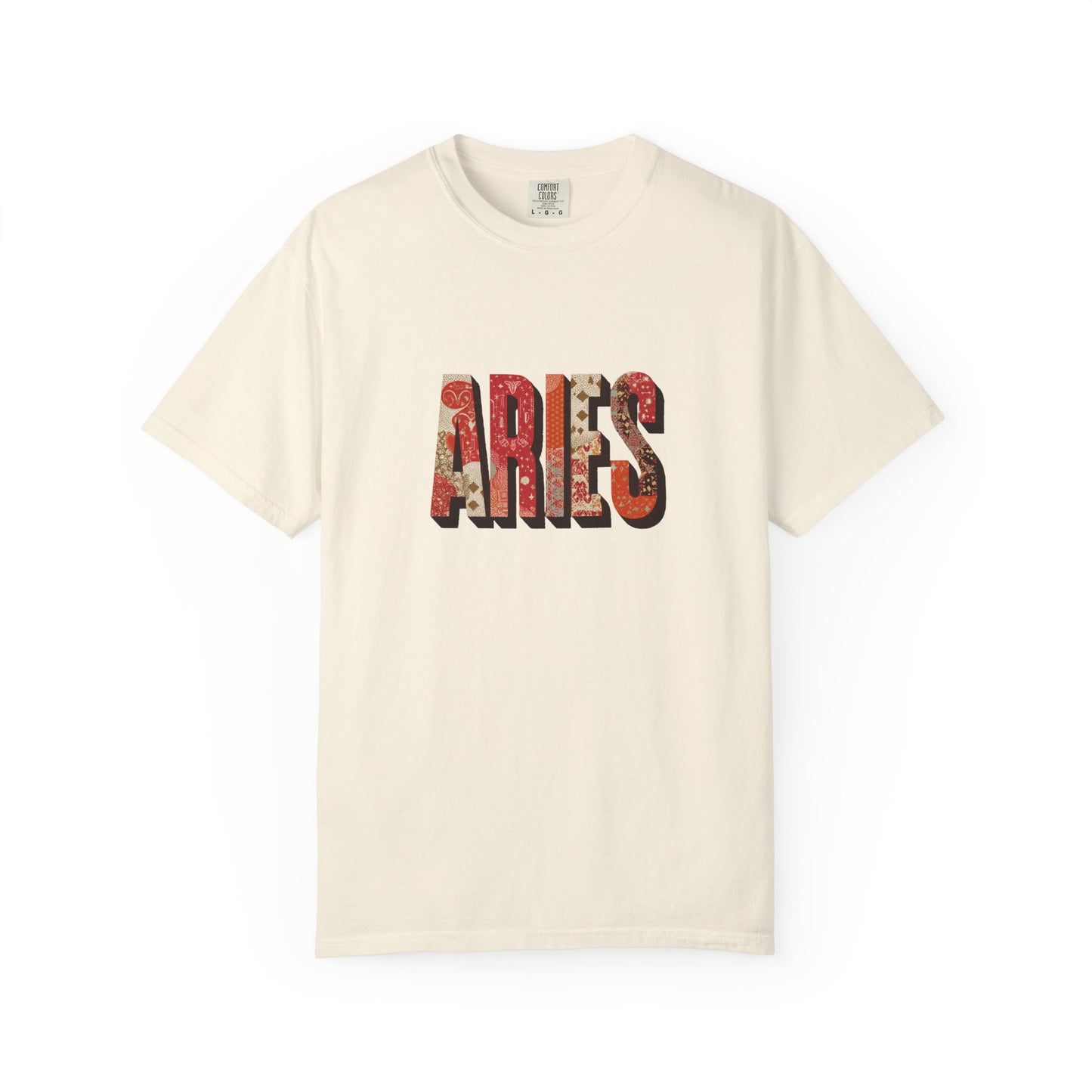Aries Inspired Unisex Garment-Dyed T-Shirt | Astrology Gift, Zodiac Tee, Birthday Apparel, Horoscope Shirt