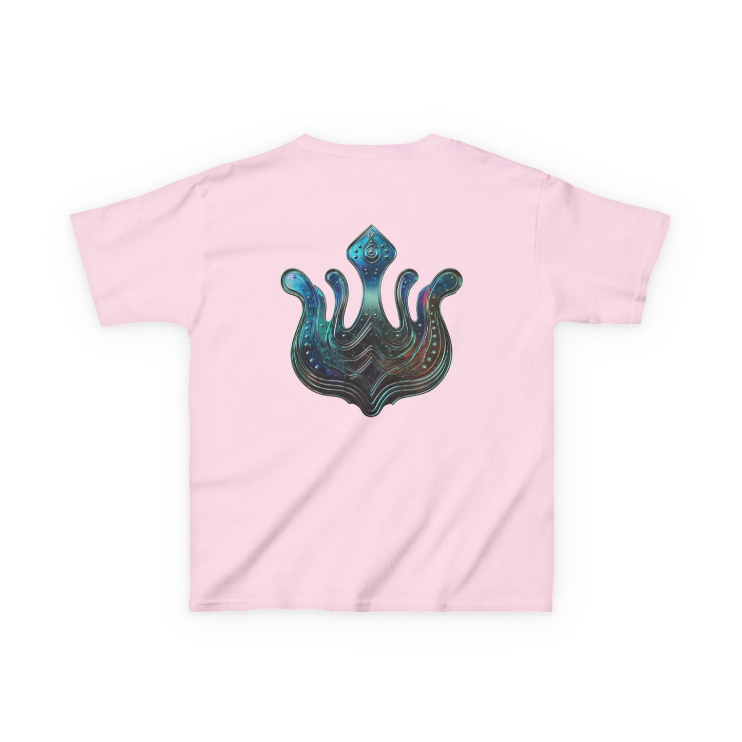 Air Element Aquarius Kids Tee | ♒ Cosmic Waves | Psychedelic Youth Shirt