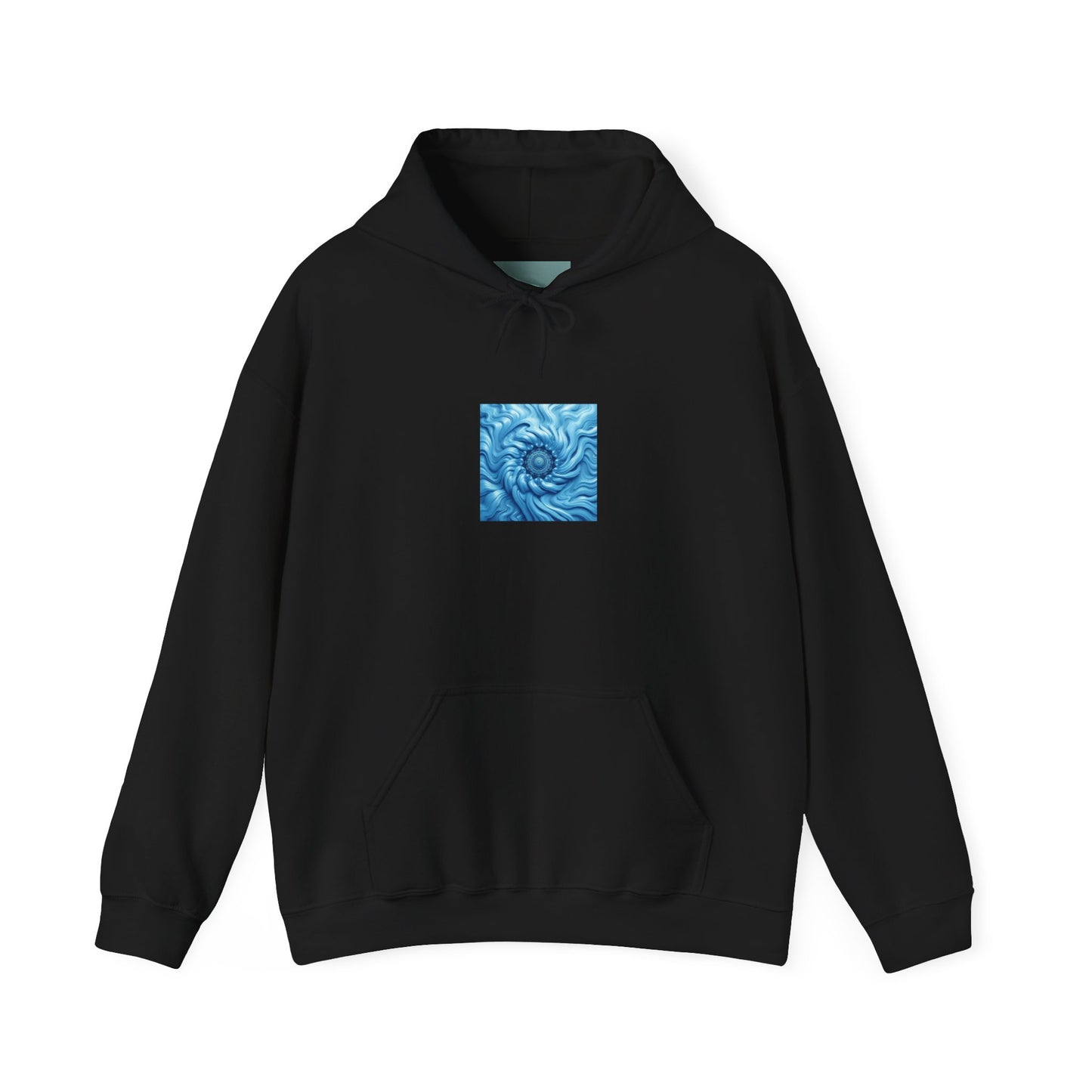 Ocean Swirl Hoodie - Cozy Unisex Sweatshirt for Artsy Souls, Perfect for Gift-Giving, Relaxation, and Casual Wear