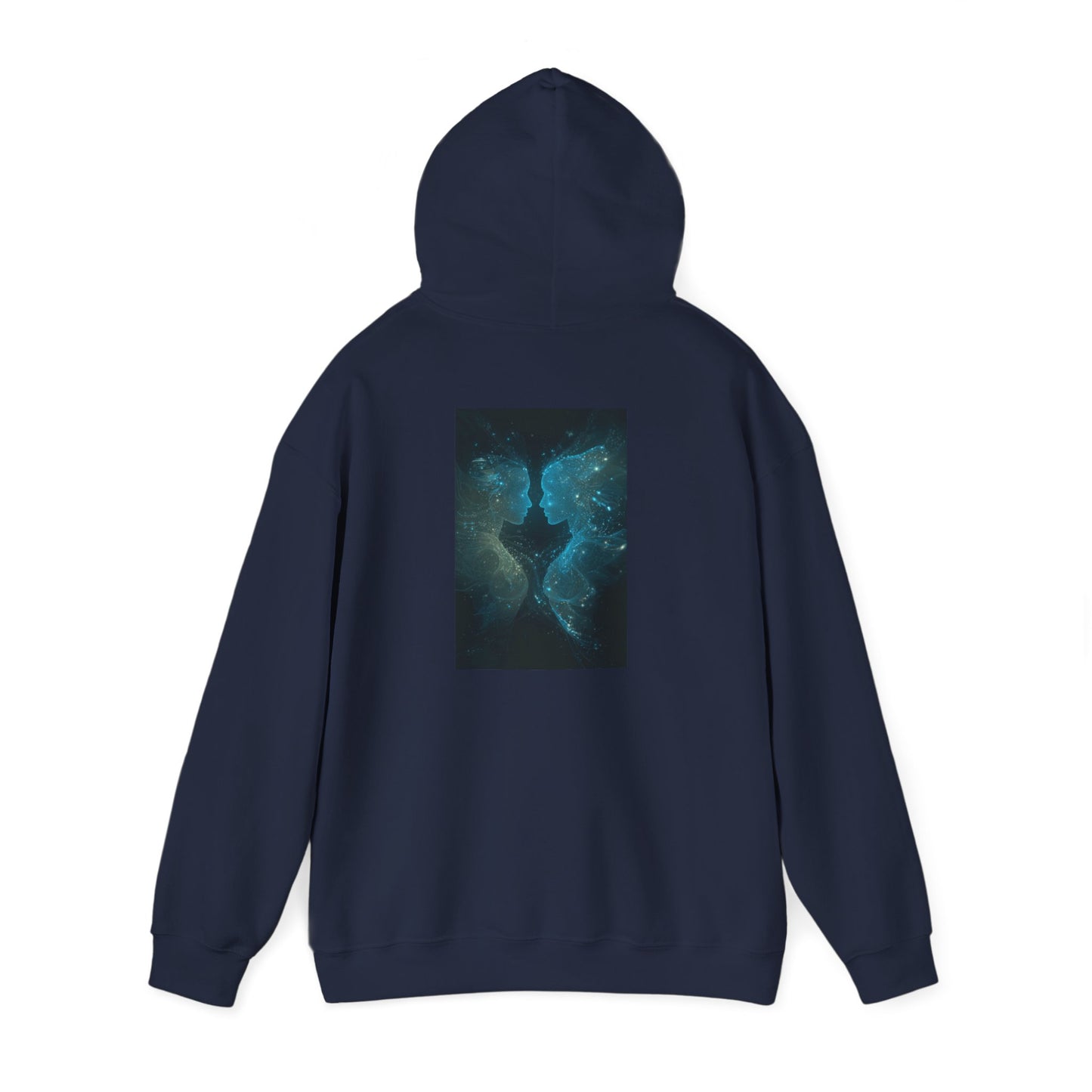 Gemini Air Element Cosmic Vibes Hoodie - Zodiac Communicator Pullover, Astrology Gift, Celestial Duality Design