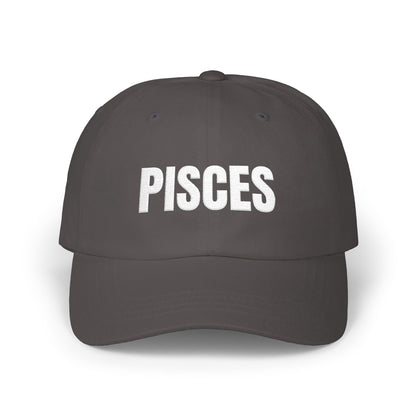 Pisces Dad Cap — Embroidered Zodiac Baseball Hat