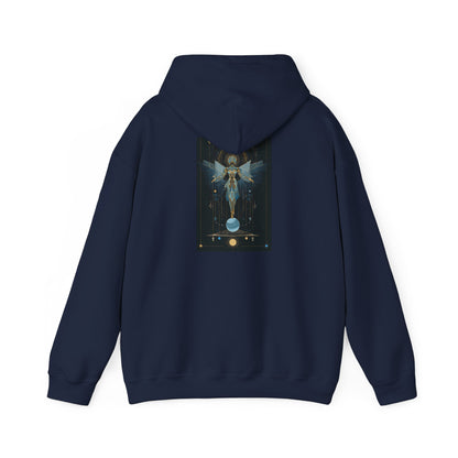 Libra Air Element Cosmic Dreamer Heavy Blend Hoodie - Zodiac Harmony Pullover, Astrology Gift, Celestial Balance Design