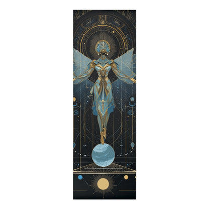 Libra Air Element Celestial Yoga Mat - Zodiac Balance Mat, Astrology Meditation Mat, Cosmic Fitness Mat