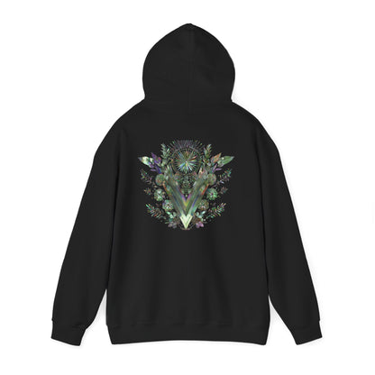 Earth Element Virgo Hooded Sweatshirt | ♍ Perfect Order | Psychedelic Zodiac Hoodie