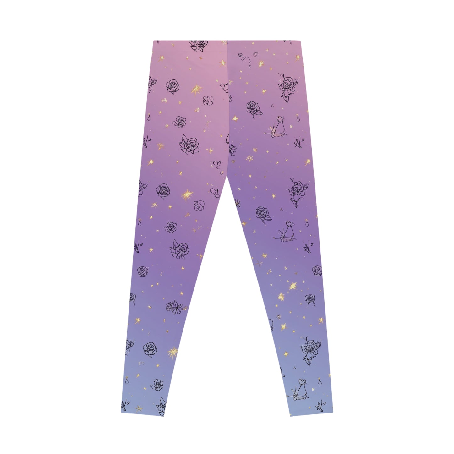 Chic Floral Leggings, Stretchy Workout Pants, Travel Wear, Yoga Leggings, Casual Style, Gifts for Her