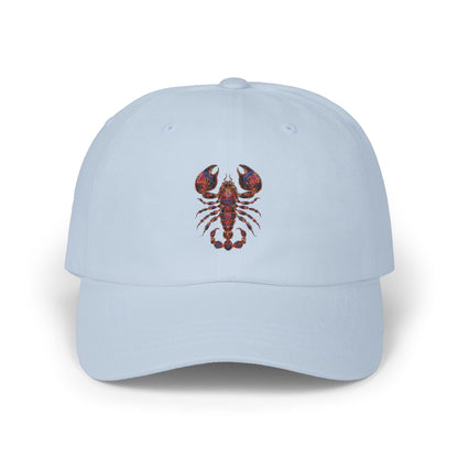 Lobster Embroidered Dad Cap, Casual Summer Hat, Gift for Seafood Lovers, Fun Beach Accessory, Unique Dad Gift