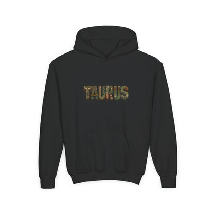 Taurus Hooded Sweatshirt | Youth Heavy Blend | Zodiac Astrology Gift, Astrology Hoodie for Kids, Taurus Apparel, Birthday Gift, [...]