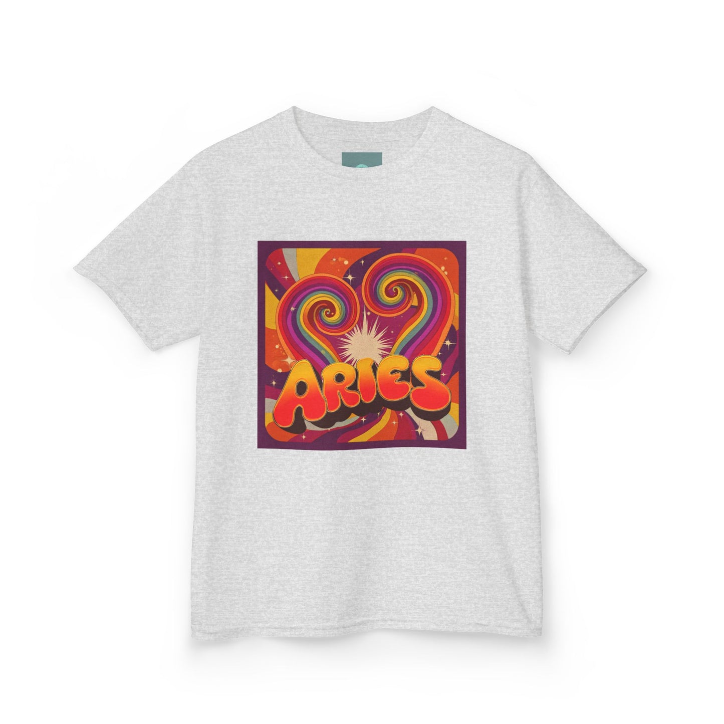 Aries Kids Cotton Tee, Fun Graphic Tee for Astrology Lovers, Birthday Gift for Kids, Trendy Youth Apparel, Zodiac Sign T-Shirt