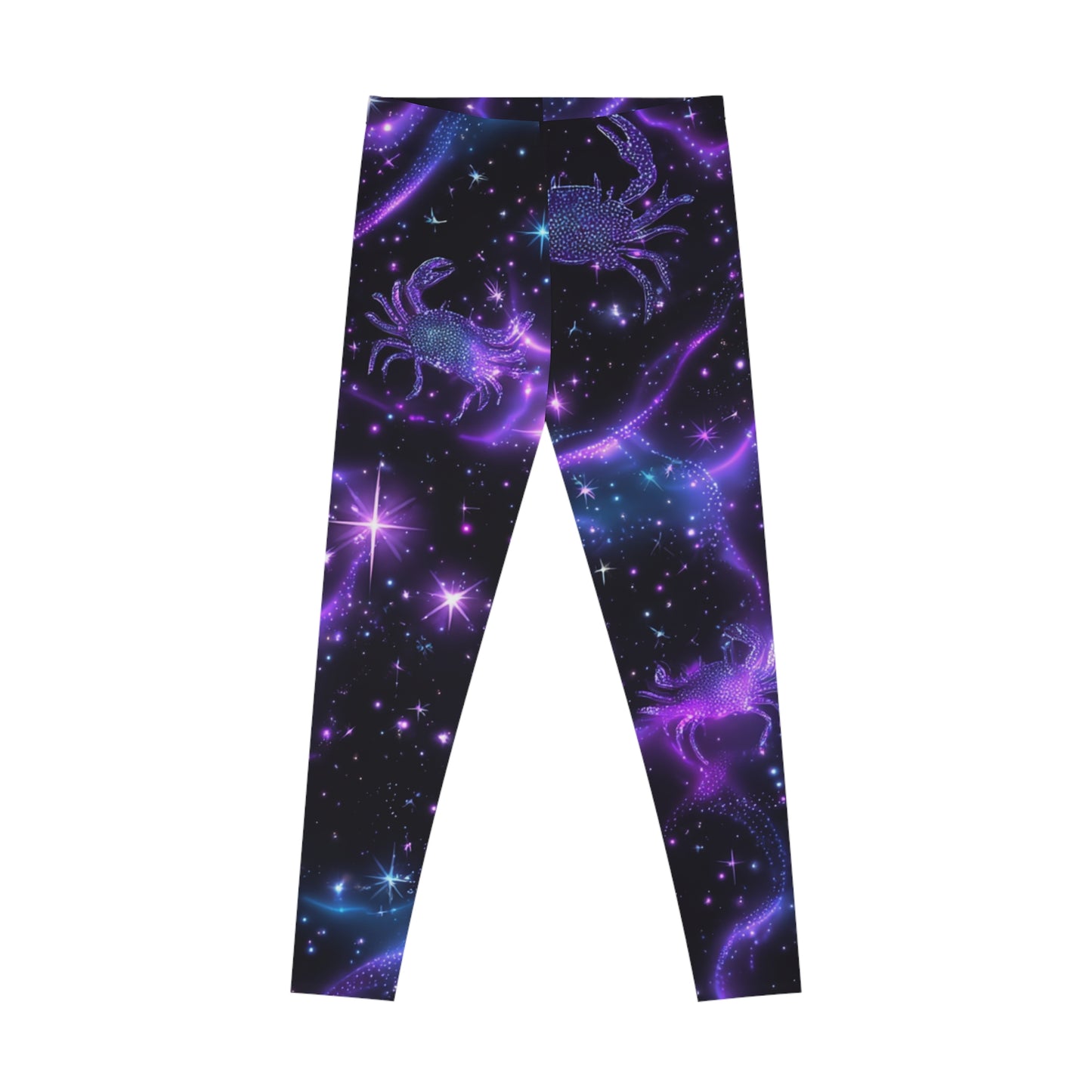 Water Element Cancer Leggings | ♋ Cosmic Crab | Psychedelic Yoga Pants