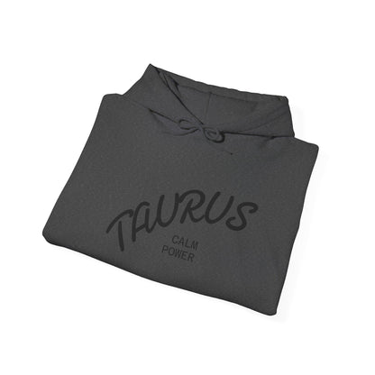 Taurus Hoodie - Calm Power Unisex Sweatshirt, Astrology Gift, Horoscope Apparel, Zodiac Sign Clothing, Taurus Birthday Present