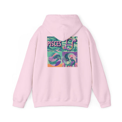 Pisces Graphic Hoodie for Zodiac Lovers, Astrology Gift, Cozy Sweatshirt, Horoscope Apparel, Birthday Clothing, Unisex Style