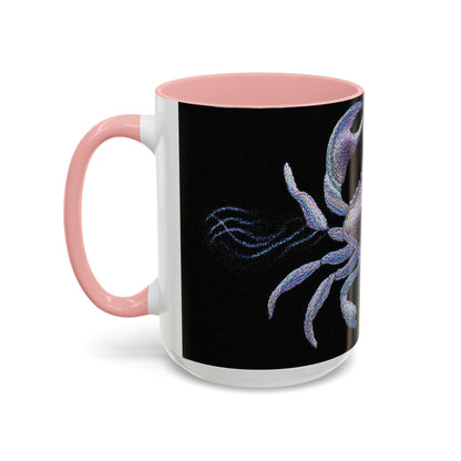 Water Element Cancer Mug | ♋ Cosmic Crab | Psychedelic Coffee Cup