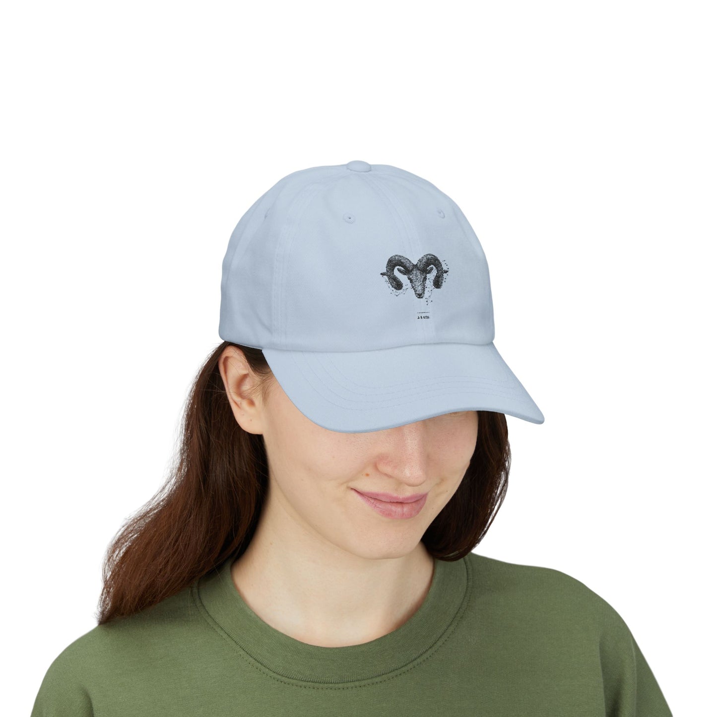 Classic Dad Cap with Unique Ram Design, Perfect for Casual Outings, Father's Day Gift, Outdoor Adventures, Trendy Fashion