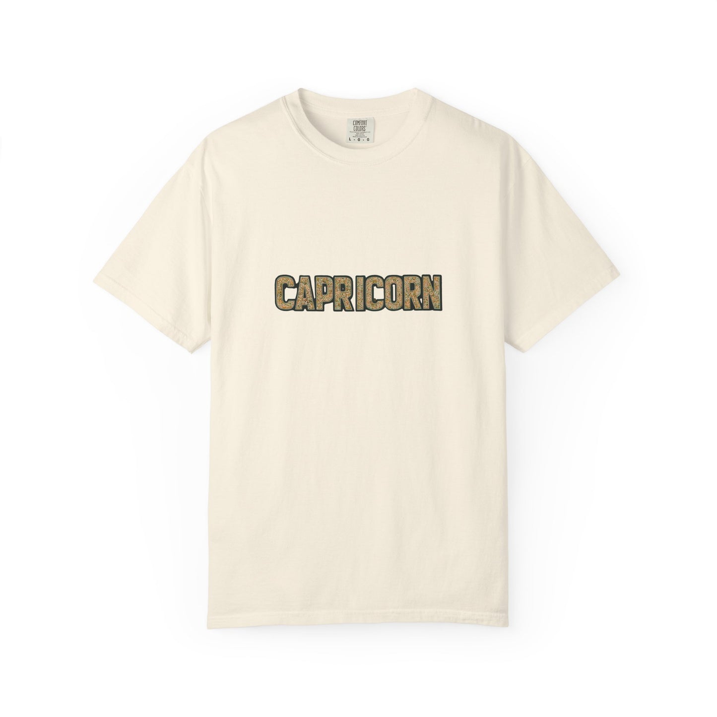 Capricorn Garment-Dyed T-Shirt, Zodiac Sign Tee, Astrology Gift, Unisex Shirt, Birthday Gift, Casual Wear