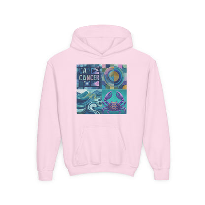 Cancer Zodiac Hooded Sweatshirt, Perfect for Astrology Lovers, Birthday Gift, Cozy Pullover, Versatile Layering, Stylish Comfort
