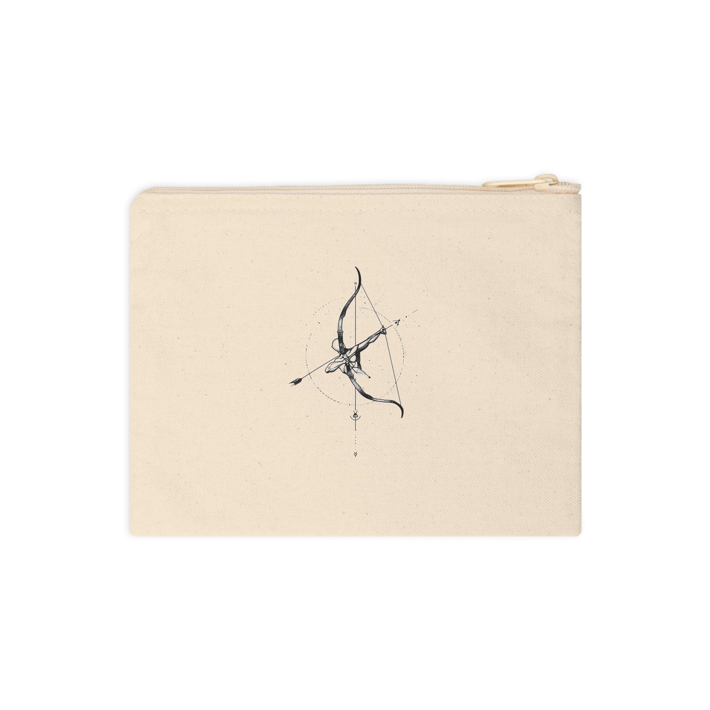 Archery-Inspired Accessory Zipper Pouch, Perfect Gift for Archers, Organized Storage for Travel, Cute Makeup Bag, Unique Bow Decor Bag