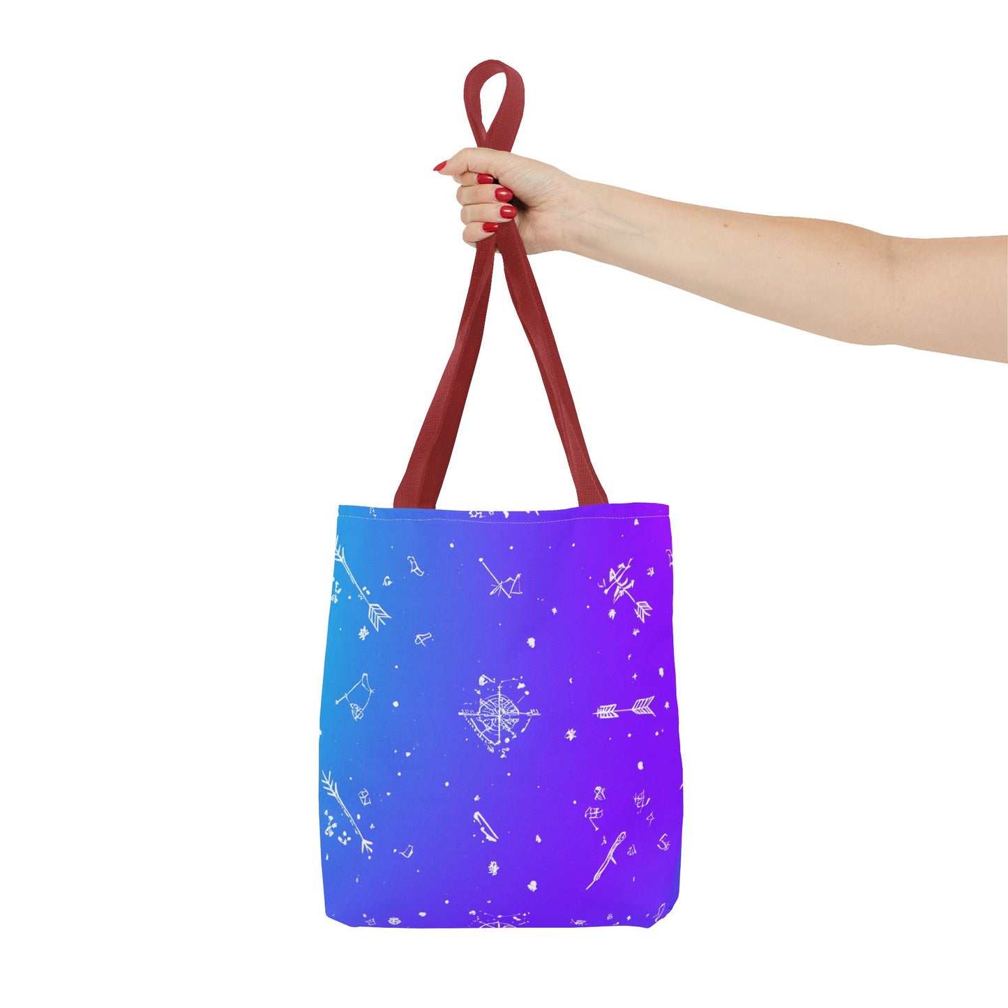 Cosmic Dreams Tote Bag, Starry Pattern Bag, Space Lover Tote, Colorful Shopping Bag, Galaxy Art Handbag