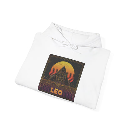 Leo Pyramid Hoodie - Unisex Zodiac Sweatshirt