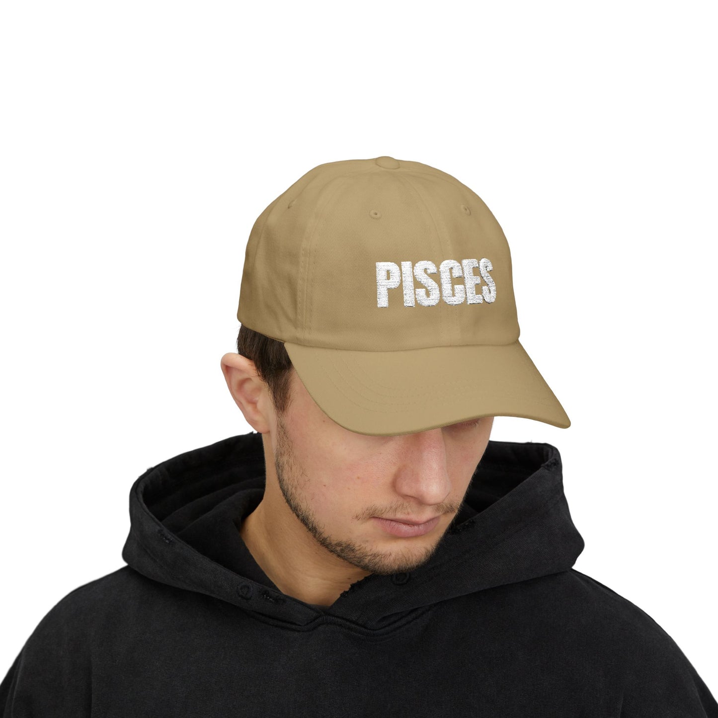 Pisces Dad Cap — Embroidered Zodiac Baseball Hat