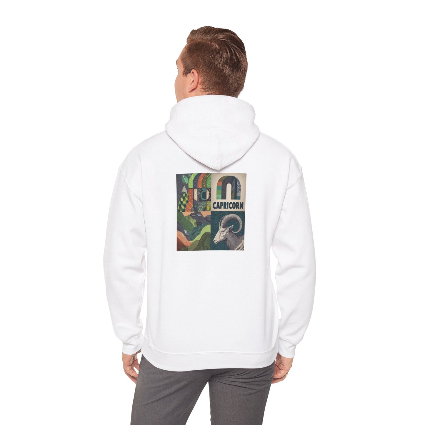 Capricorn Zodiac Hoodie - Unisex Heavy Blend™ with Stylish Astrology Art, Perfect Gift for Birthdays, Astrology Lovers, Cozy Fashion