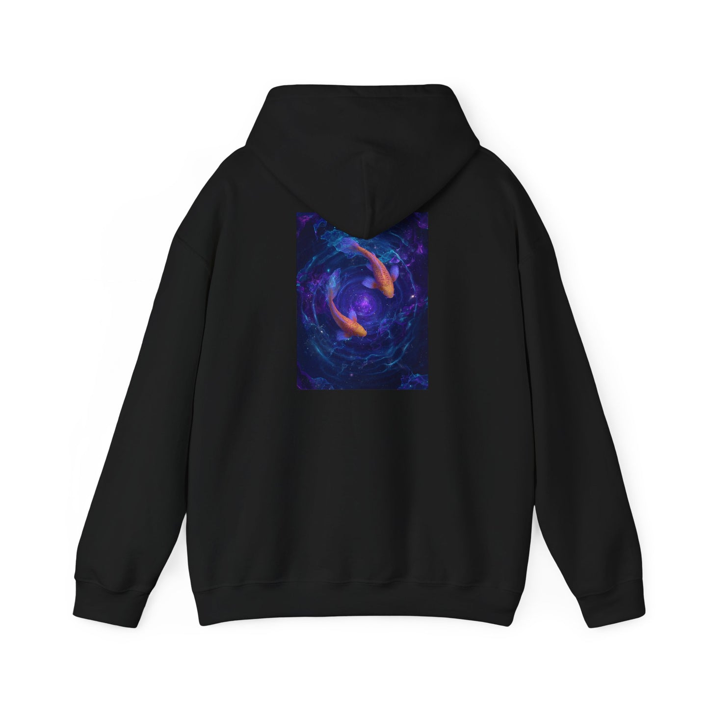 Pisces Water Element Galaxy Koi Hoodie - Zodiac Dreamer Pullover, Astrology Gift, Celestial Fish Design