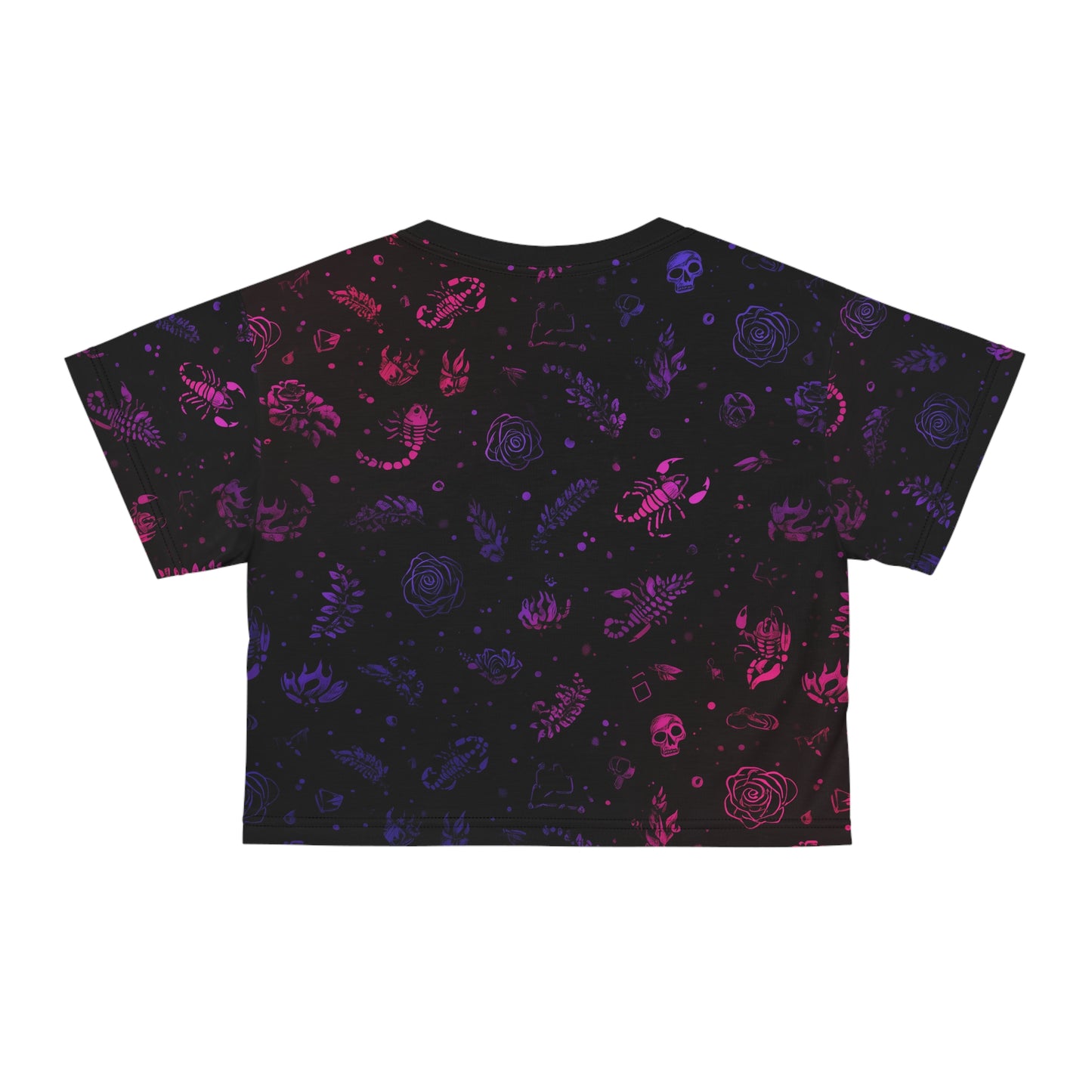 Zodiac Crop Tee - Scorpio Horoscope Shirt, Astrology Top, Short Sleeve T-Shirt, Celestial Clothing, Birthday Gift