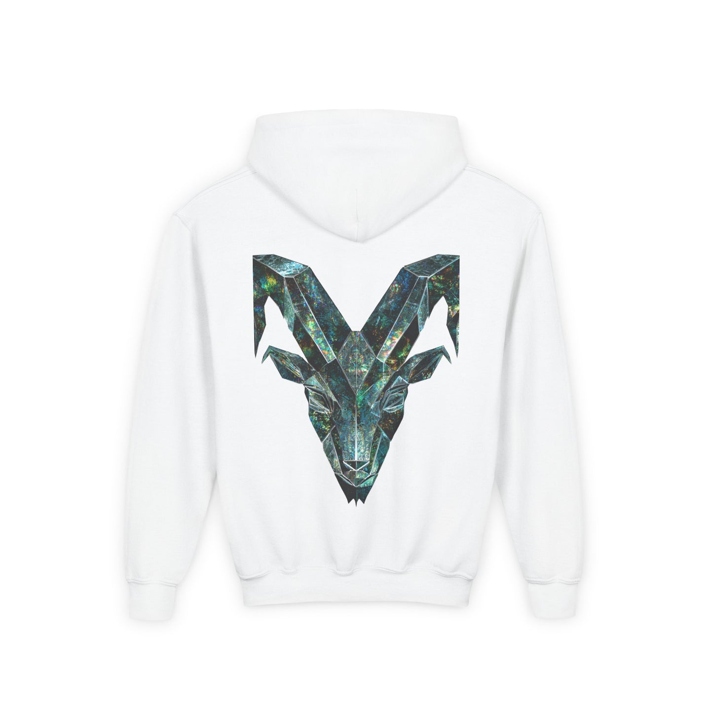 Earth Element Capricorn Hooded Sweatshirt | ♑ Mountain Ram | Psychedelic Zodiac Hoodie