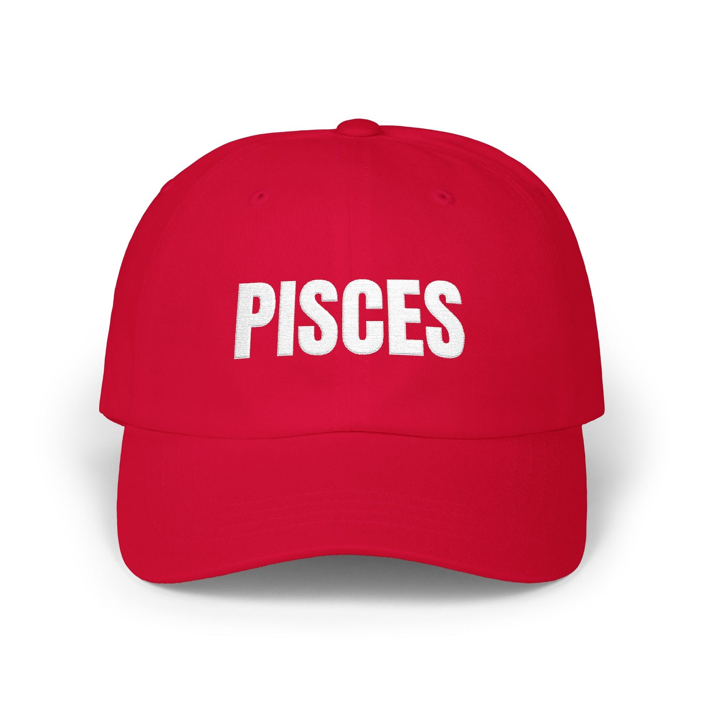 Pisces Dad Cap — Embroidered Zodiac Baseball Hat