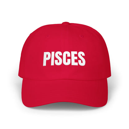 Pisces Dad Cap — Embroidered Zodiac Baseball Hat