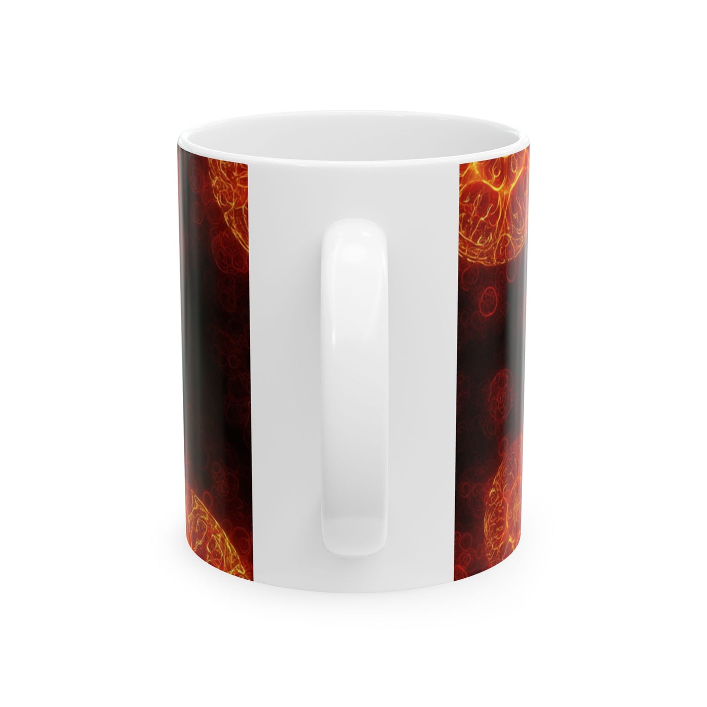 Fire Element Mug | Aries Leo Sagittarius | Cosmic Heat Ceramic Coffee Cup