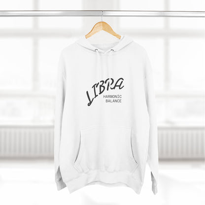 Air Element Libra Fleece Hoodie | ♎ Harmony Scales | Psychedelic Zodiac Sweatshirt