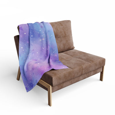 Cosmic Dream Fleece Blanket | Soft Throw for Cozy Nights, Gift for Stargazers, Celestial Home Décor, Space Lover Blanket, Galaxy Design