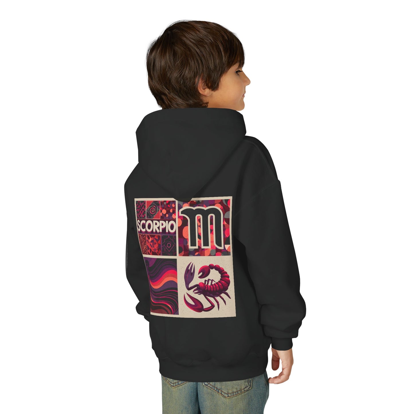 Scorpio Zodiac Hooded Sweatshirt for Teens | Astrology Gift, Horoscope Apparel, Birthday Present, Zodiac Lover, Cozy Outfit