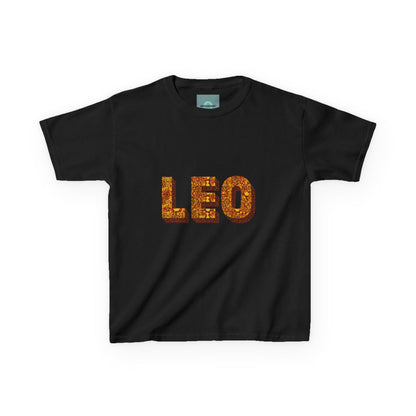 Leo Kids Cotton Tee - Perfect for Birthdays, Astrology Lovers, Gift for Leo Season, Zodiac Tops, Fun Kids Apparel